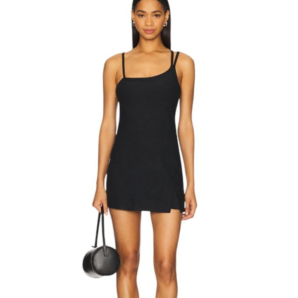 Beyond Yoga Fearless Mini Dress, Space Dye, Athletic, Shorts, Darkest Night, XL